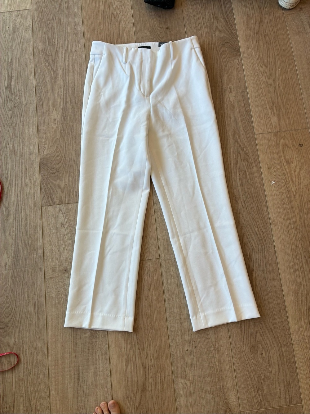 NWT Talbots Southampton pant white straight leg mid rise East coast vibe 8P